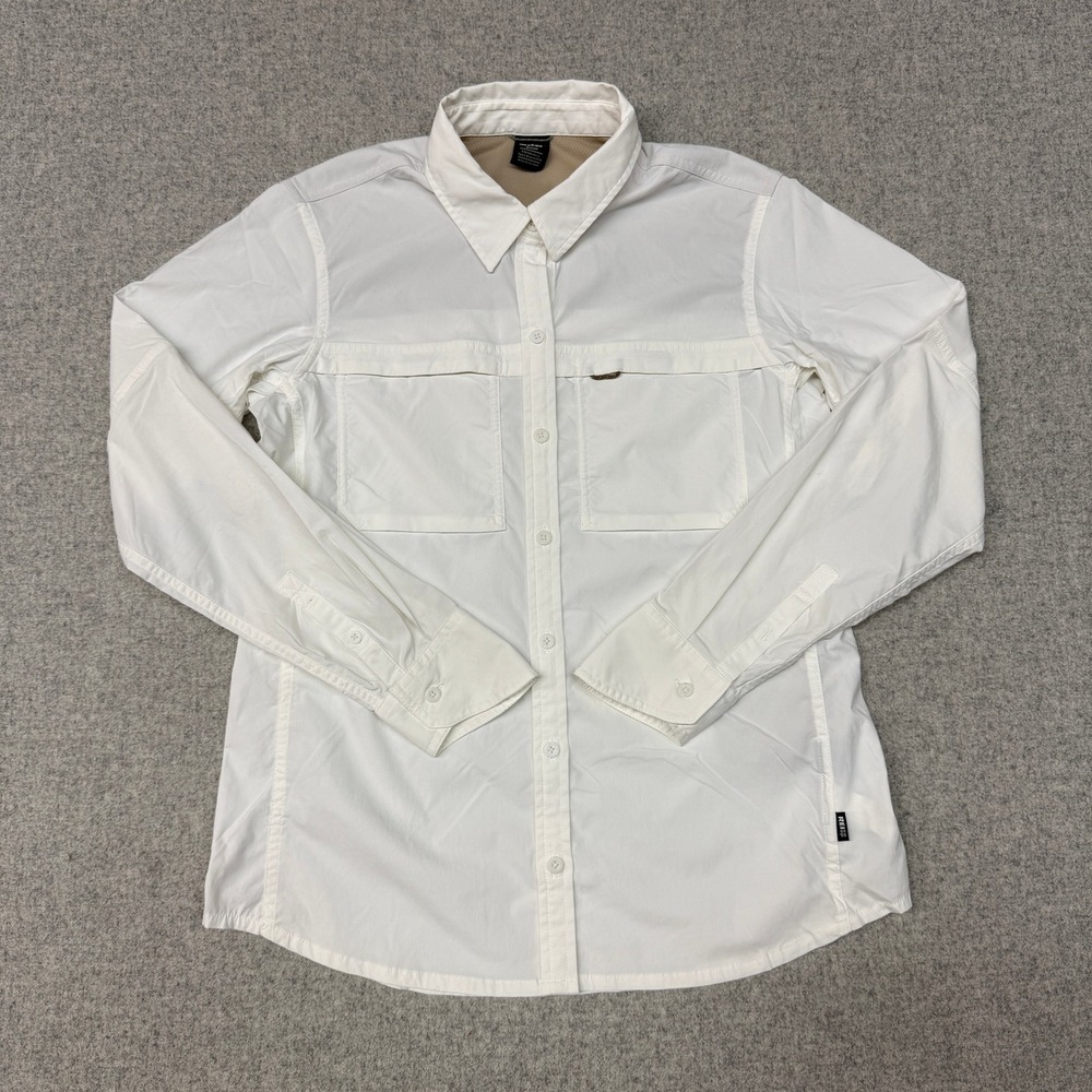 REI Co-op | Hiking Shirt | Small | White | Ventilated Roll-Tab Long Sleeve Top
